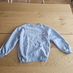 H&M Kids Crewneck Sweater in Soft Blue